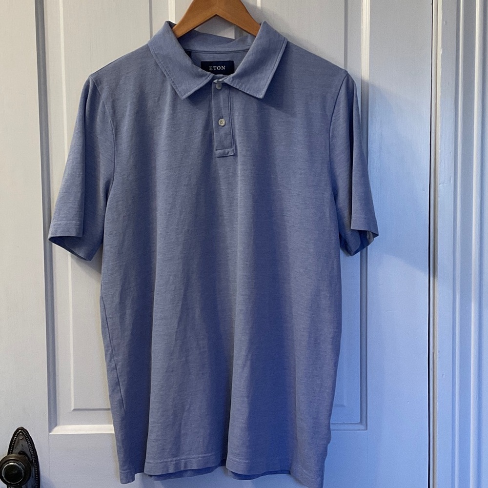 Eton Classic Light Blue Men’s Polo Shirt
